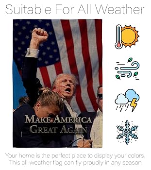 Amazon.co.jp: MAGA トランプ シューティングフラッグ ヤードサイン 黄